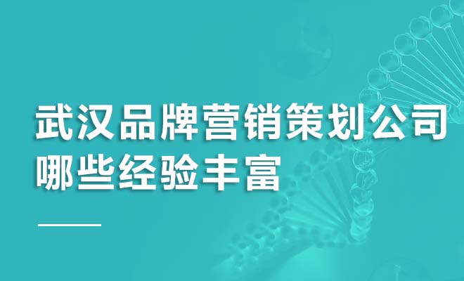 武汉品牌营销策划公司哪些经验丰富