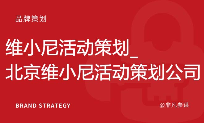 维小尼活动策划_北京维小尼活动策划公司