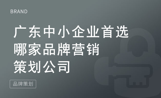 广东中小企业首选哪家品牌营销策划公司