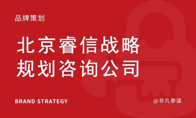 睿信战略规划咨询_北京睿信战略规划咨询公司